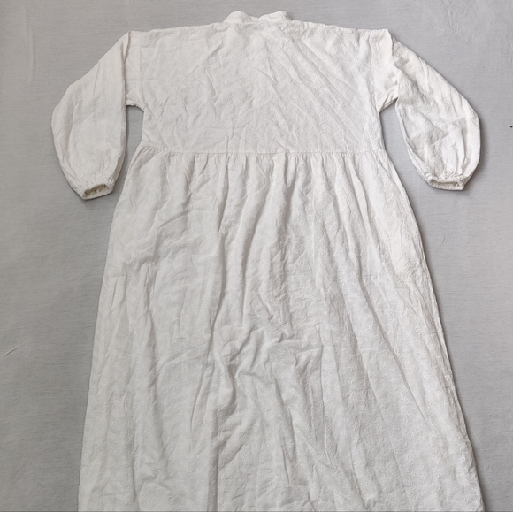 Dresses & Skirts - White cotton long sleeve dress size 2X